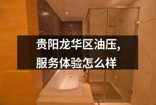 贵阳龙华区油压,服务体验怎么样